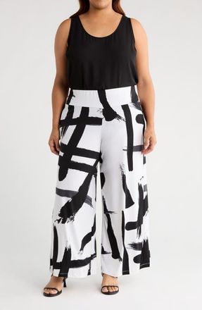 Vikki Vi Wide Leg Pants in Zen at Nordstrom, Size 0 X