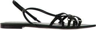 Nensi Dojaka pointed-toe flat sandals - Black