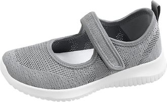 Generic Mesh Sneakers for Women, Orthopedic Casual Comfortable Working Nurse Shoes Lightweight Platform Mary Jane Sneakers Breathable Walking Running Trainers