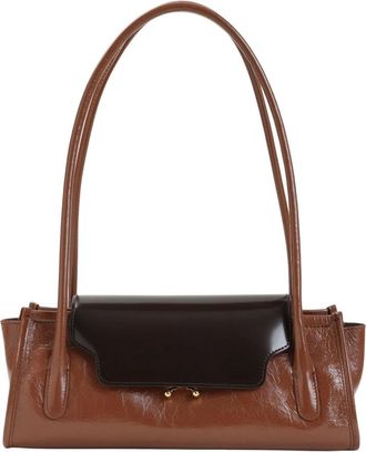 Marni Borsa a spalla Trunkette - - Bags - Donna - Marrone - ONE SIZE