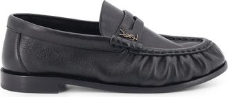 Saint Laurent Le Loafer - Dames - Loafers - Zwart - 41 EU - Leer - Schoenen