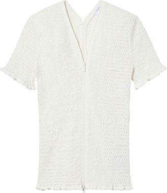 Proenza Schouler crochet zip-front blouse - women - Cotton - 0