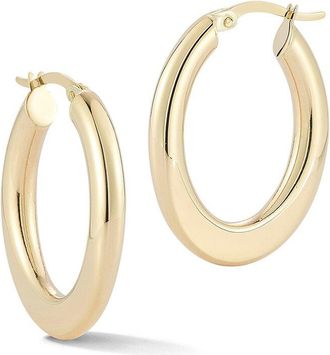 Ember Fine Jewelry 14K Bold Oval Hoop Earrings