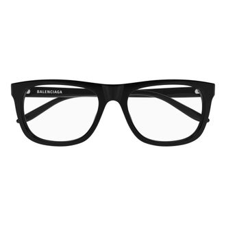 Balenciaga Rectangular Optical Frame - unisex - Balenciaga - Glasses - Black - 56 MM - Accessories