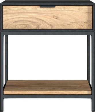 Rendez-Vous D&eacute;co Mesita De Noche Con Jakson 1 Caj&oacute;n
