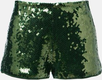 Os&eacute;ree Os&eacute;ree Marilyn embellished shorts