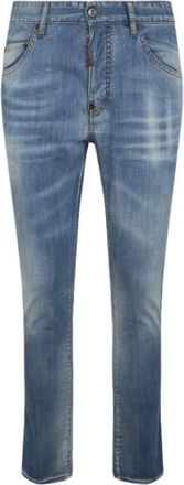 Dsquared2 Heren, Jeans, Blauw, Maat: S Katoen