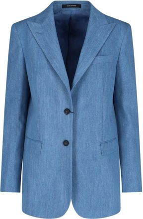 Tagliatore Bertha Single-Breasted Blazer - Blue
