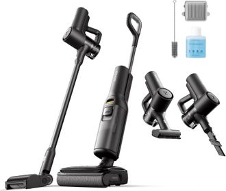 Roborock F25 Combo, Aspiradora Inal&aacute;mbrica 5 En 1 Para Suelos Secos Y H&uacute;medos, Potencia De Succi&oacute;n De 20.000 Pa, Funci&oacute;n De Limpieza De Bordes, Funci&oacute;n De Auto