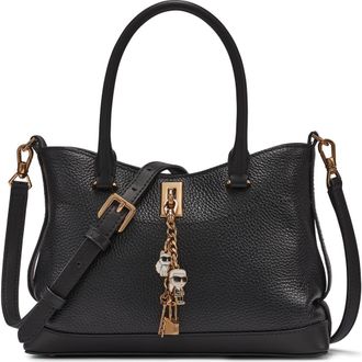 Karl Lagerfeld Gisele Crossbody in Black/gold at Nordstrom