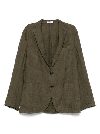 Boglioli houndstooth-pattern blazer - Brown