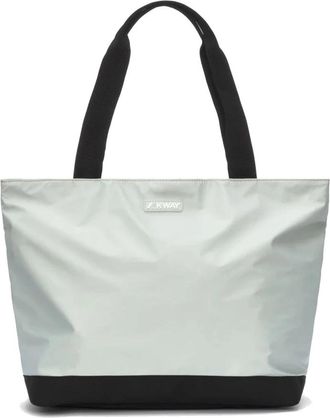 K-Way Waterdichte Unisex Tas - Dames - Shoppers - Grijs - ONE Size - Nylon - Tassen