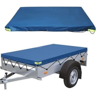 OEM Lona Plana Para Remolque - 208 X 114 X 13 Cm - Impermeable Y Resistente A Desgarros - Universal - Para Remolques De Coches