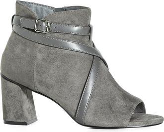 City Chic Womens Shootie Boots - Alisson, Grey, 11 UK Wide