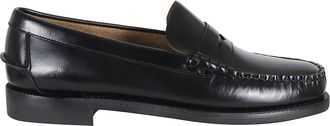 Sebago Dan Black Classic Hand-Stitched Leather Loafers