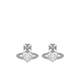 Vivienne Westwood Ariella Oorbellen - Dames - Oorbellen - Grijs - ONE Size - Nylon - Accessoires