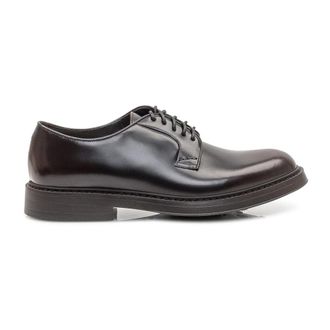 Doucal's Derby Lace-Up - Heren - Nette schoenen - Zwart - 43 EU - Leer - Schoenen