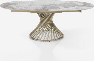 Oresteluchetta Mesa Extensible De Cer&aacute;mica Y Metal Holt