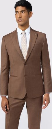 Ted Baker Mens Slim Fit Flannel Jacket - Brown - Size 46 (Chest)
