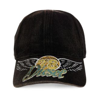 Diesel Cappellino da baseball C-Zanzy - - Accessories - Uomo - Nero - S