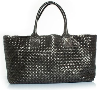 Bottega Veneta Pre-owned Womens Metallic limited Cabas tote Leather - One Size