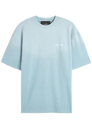 Axel Arigato Gradient Logo-embroidered Cotton T-shirt - Blue - M