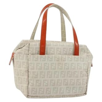 Fendi Pre-owned Handbags, female, White, Size: ONE SIZE Pre-owned Vintage Hand Bag