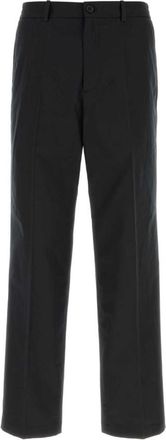 A.P.C. Black Flat Front Pants
