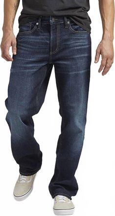 Silver Jeans Co Grayson Jeans In Dark Indigo Wash