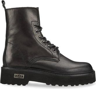 Cult Veterlaarzen - Dames - Veterlaarzen - Zwart - 38 EU - Schoenen