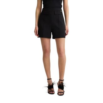 Liu Jo Dames, Korte broeken, Zwart, Maat: S Leer