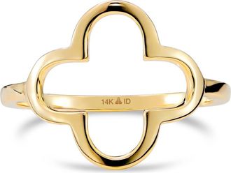 Devata Clover Ring in 14K Gold in Yellow Gold at Nordstrom, Size 8