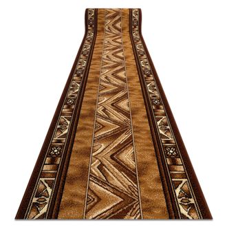 RugsX RugsX Bcf Opal Runner in Gold | Size: 140 cm x 430 cm