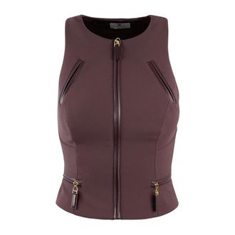 Elisabetta Franchi Dames, Tops, Rood, Maat: L
