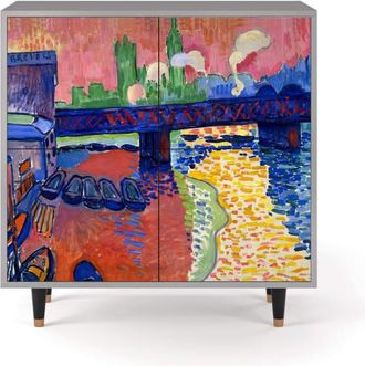 StoryZ Aparador multicolores 4 puertas L 96 cm