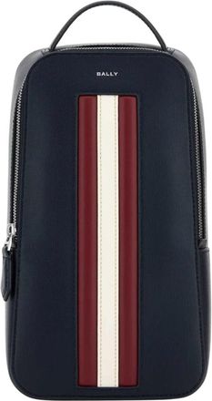 Bally Mythos Sling Crossbody Tas - Dames - Schoudertassen - Blauw - ONE Size - Leer - Tassen
