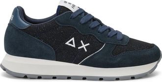 Sun 68 Ally Glitter Textiel Sneakers - Dames - Sneakers - Blauw - 42 EU - Schoenen