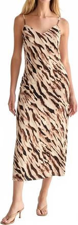 Crescent Kira Dress In Brown