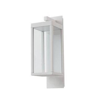 Lucande L&aacute;mpara de pared LED exterior de aluminio blanco