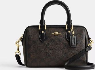 Coach Mini Rowan Crossbody Bag In Signature Canvas
