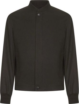 Ermenegildo Zegna Heren, Jassen, Bruin, Maat: M Kasjmier