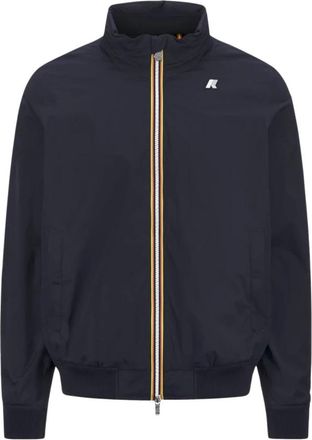 K-Way Amaury Stretch Nylon Jersey - Heren - Bomber jackets - Blauw - XL - Nylon - Jassen