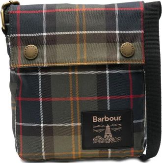 Barbour Messengertas met tartan ruit - Groen
