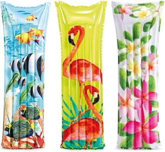 Trade Shop Trade Shop - Materassino Floreale 183x69 Cm Multicolore Piscina Mare Fantasie Assortite 59720