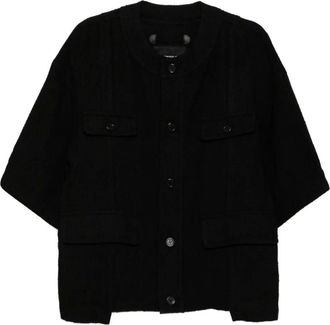 Songzio Giacca con spacco - Nero