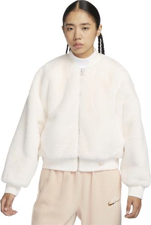 Nike (WMNS) Nike sportswea Reversible Faux Fur Bomber Jacket Sail Sand FB8693-133