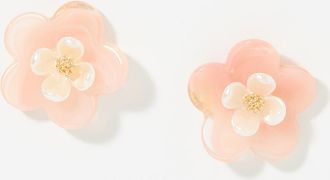 Simons Womens Pastel flower earrings