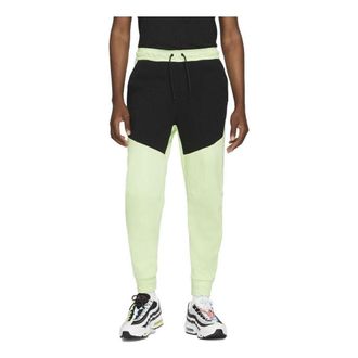 Nike Sportswear Tech Fleece Jogger Pants Lime Ice Black CU4495-303
