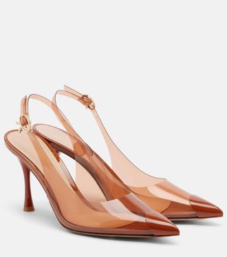 Gianvito Rossi Sofia TPU slingback pumps