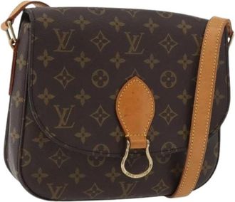 Louis Vuitton Pre-owned Cross Body Bags, female, Brown, Size: ONE SIZE Pre-owned Canvas Cross Body Bag